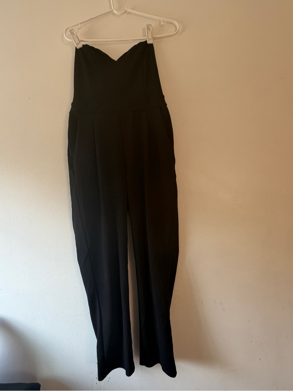 Express Strapless Black Jumpsuit